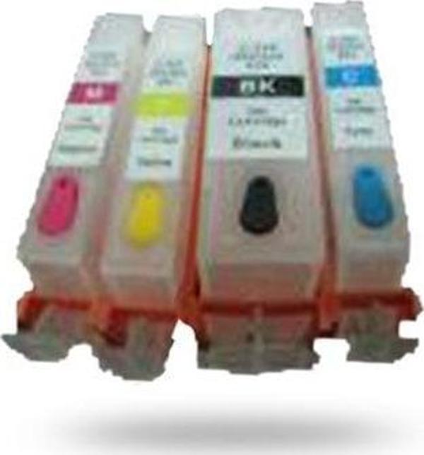 BK HP 364 UYUMLU Kolay Dolan Kartuş (DOLU- 4 RENK)- HP 3070A/ 5510/ 5515/ B8550/ D4560/ CN2168/ CQ5218/ - Image 1
