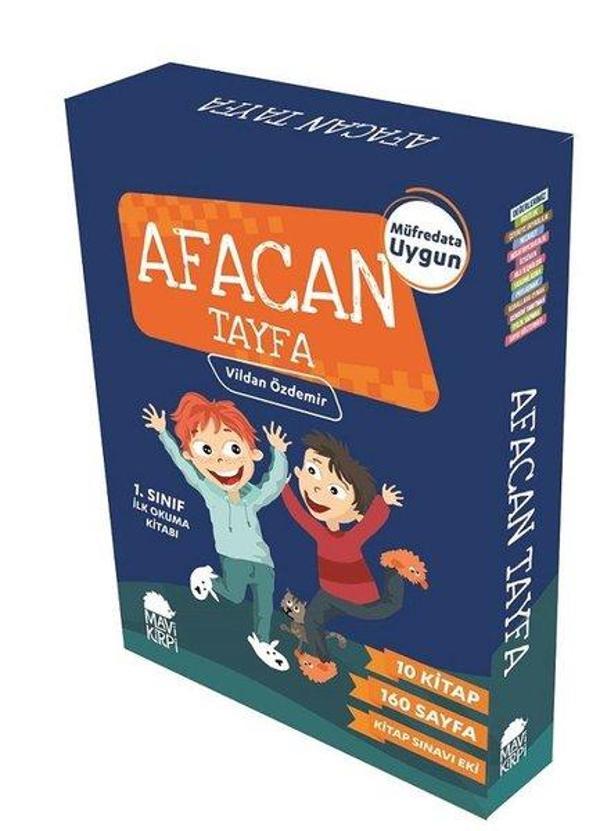 Afacan Tayfa 1. Sınıf İlk Okuma Seti-10 Kitap Takım - Mavi Kirpi - Image 1