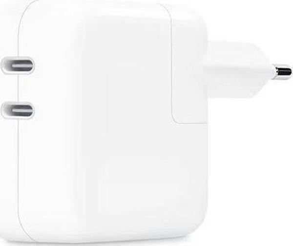Apple 35W Çift USB-C Güç Adaptörü Beyaz - Image 1