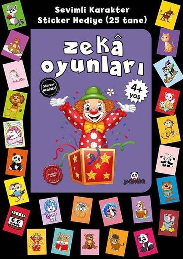Zeka Oyunları - Stickerli 4+Yaş - Panda - Image 1