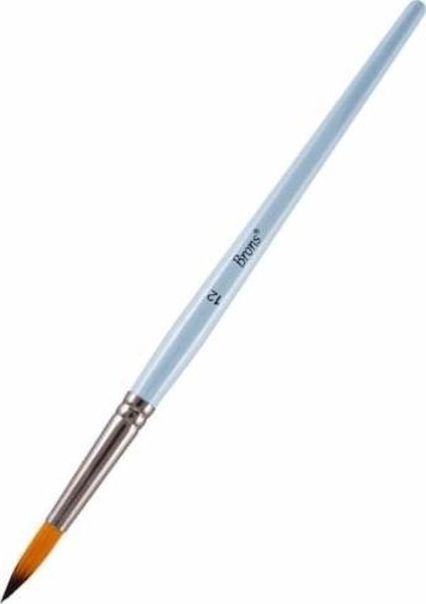 Brons SULUBOYA FIRÇASI 123 SERI KISA SAP NO:12 ASKILI BLS. BR-763 - (12 Adet) - Image 1