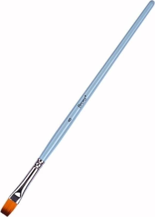 Brons YAĞLI BOYA FIRÇASI 200F KISA SAP NO: 8 ASKILI BLS. BR-2154 - (12 Adet) - Image 1