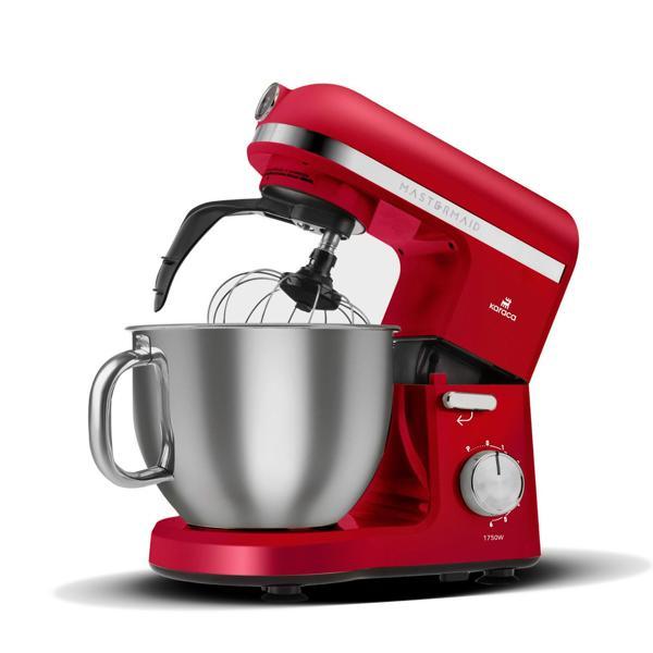 Karaca Mastermaid Chef Pro Çift Kollu Hamur Yoğurma Makinesi Imperial Red 1750W 5L - Image 1