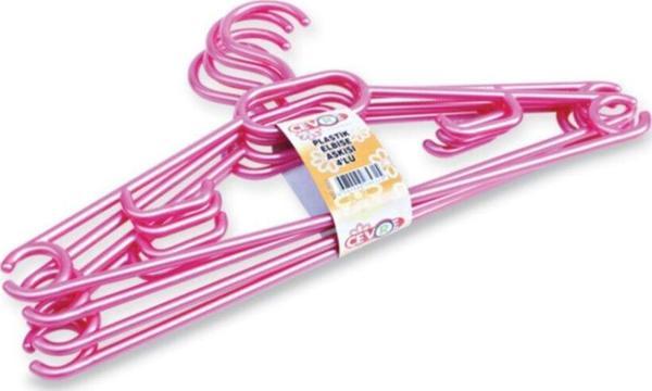 Çevre Elbise Askısı Plastik 4'lü - Image 1