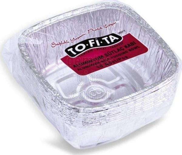 Tofita Alüminyum Aşurelik Kap 10'Lu - Image 1