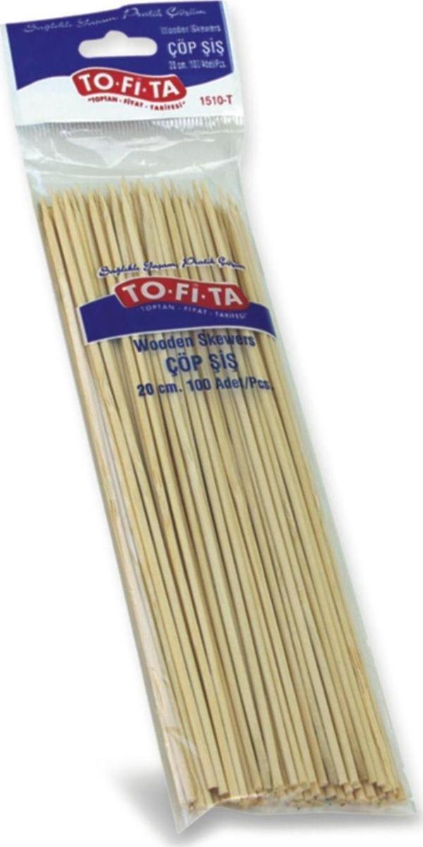 Tofita Çöp Şiş 20 Cm 100'Lü - Image 1