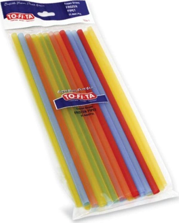 Tofita Pipet 25'li Frozen Renkli - Image 1