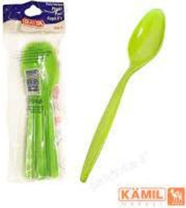 Tofita Renkli Parti Kaşığı 6'Lı - Image 1