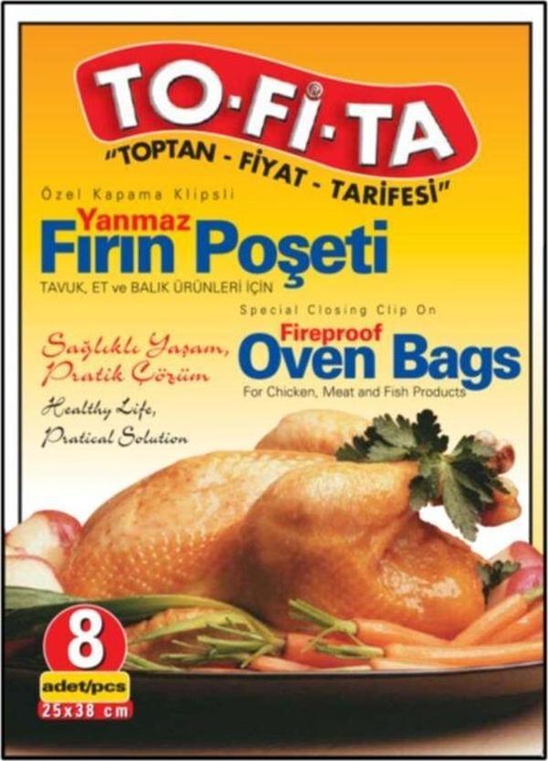 Tofita Yanmaz Fırın Torbası 8'Li - Image 1