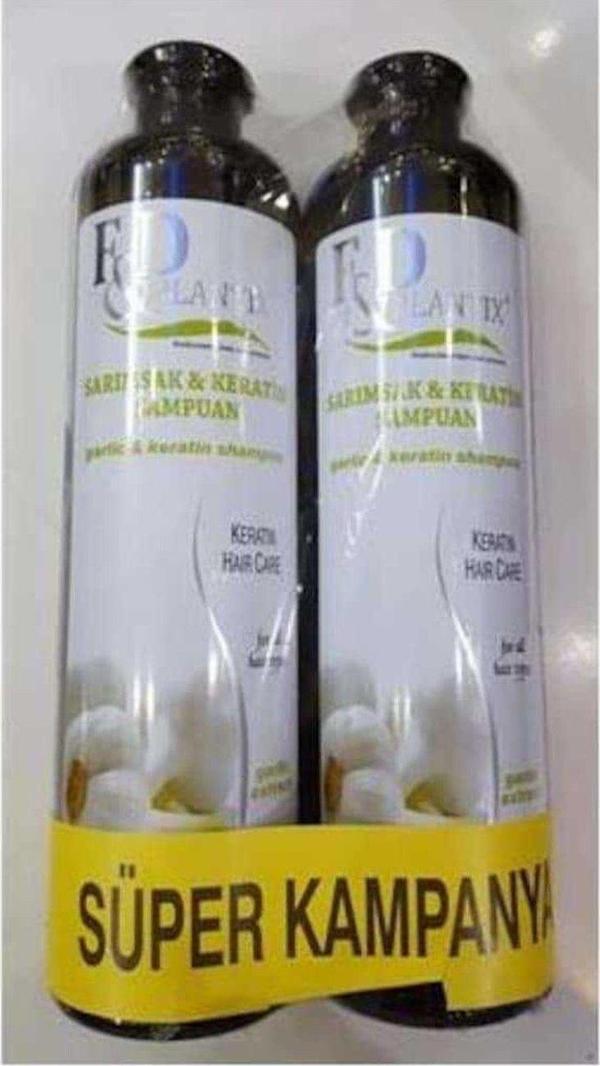 F&D Plantix Sarımsak & Keratin Şampuan - 700 ml 2li - Image 1