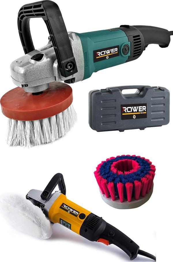 Rowermax RWRX-1200DU Alman Dizayn Devir Ayarlı  Polisaj Makinesı 1200W Koltuk Fırçalama Makinesı - Image 1