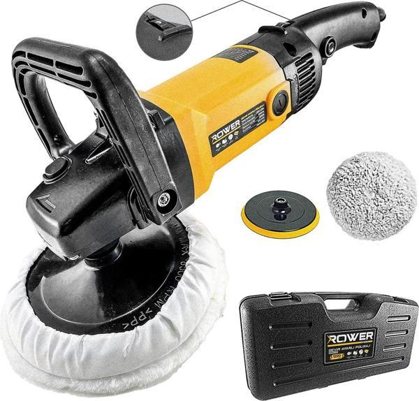 Rowermax RWRX-2110 Profesyonel 1200W Devir Ayarlı 180mm 6 Kademeli Polisaj Makinesi - Image 1