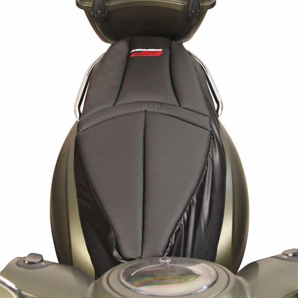 GP Kompozit Arora Cappucino 50 / 125 2019-2024 Uyumlu Motosiklet Konfor Sele Kılıfı Siyah - Image 1