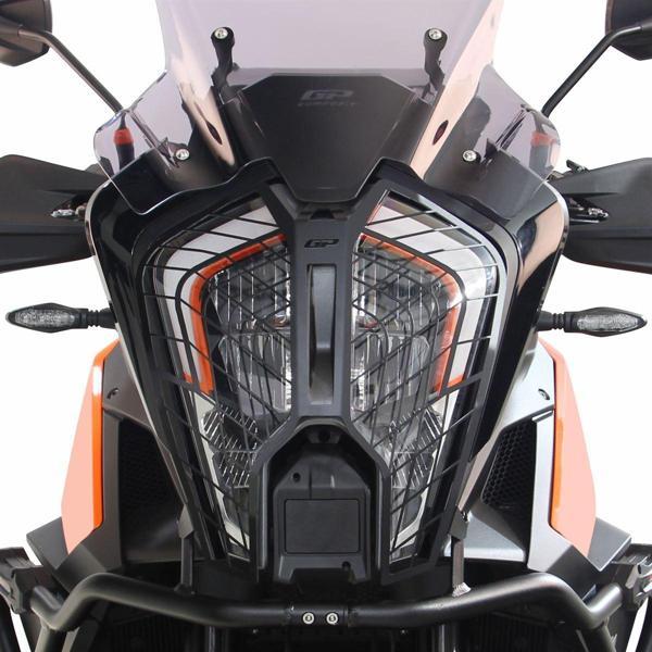 GP Kompozit KTM 1290 Super Adventure S/R 2021-2024 Uyumlu Far Koruma Siyah - Image 1