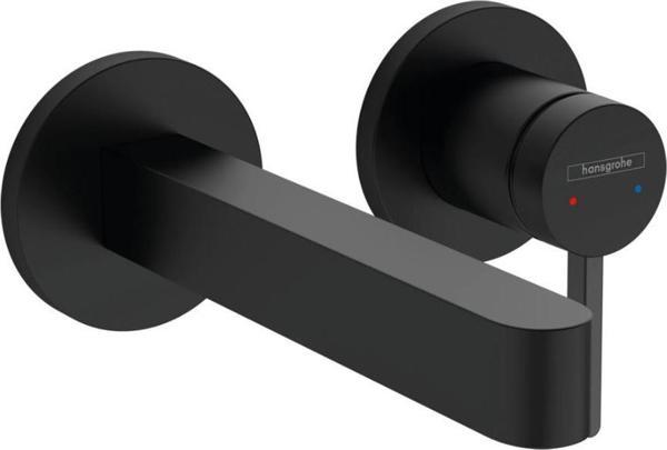 Hansgrohe Finoris Ankastre Lavabo Bataryası 165 mm Satin Siyah 76051670 - Image 1