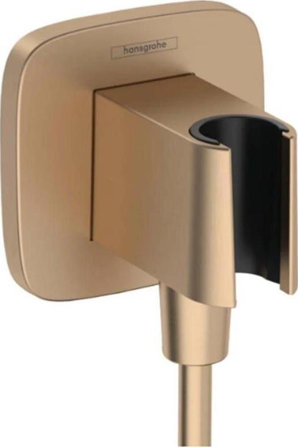 Hansgrohe Fixfit Q Duş Çıkış Dirseği Bronz 26887140 - Image 1