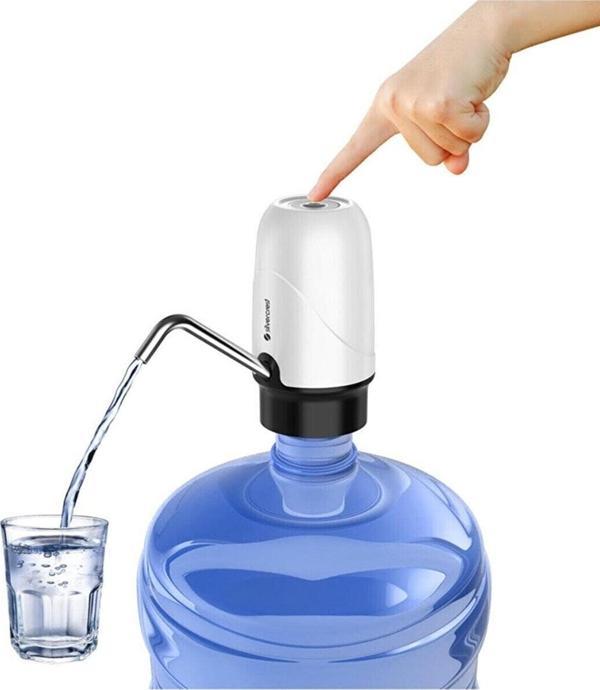 Usb Şarj Edilebilir Pilli Mini Damacana Su Pompa Seti Sp-15 - Image 1