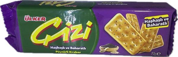 ÜLKER ÇİZİ KRAKER HAŞHAŞ BAHARAT 70GR - Image 1