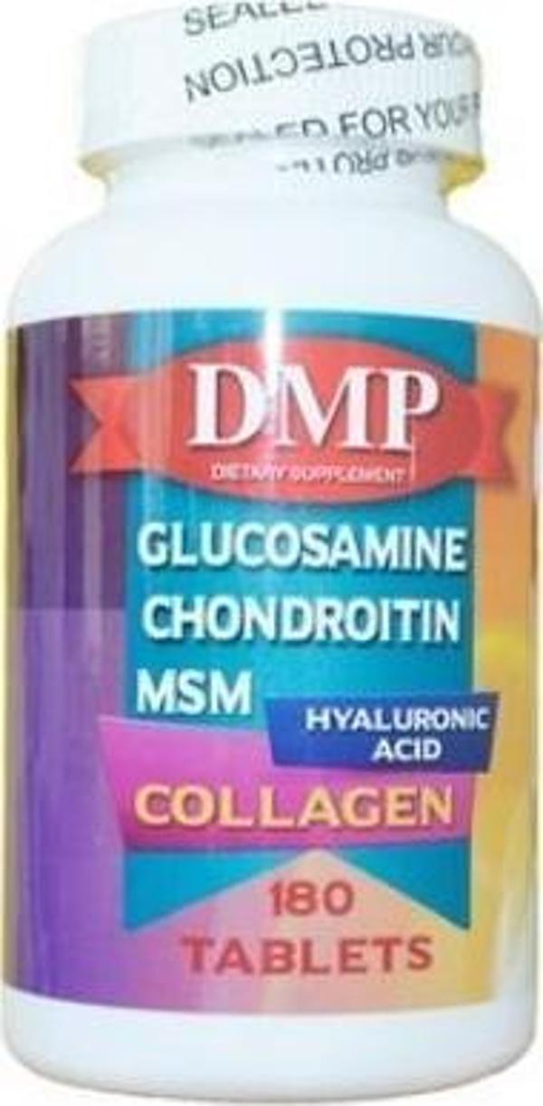 Dmp Glucosamine Chondroitin Msm Hyaluronic Acid Collagen 180 Tablet - Image 1