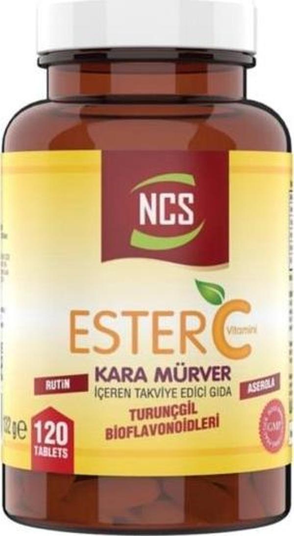 NCS Ester C Vitamini Kara Mürver 120 Tablet - Image 1
