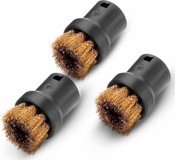 Karcher 2.863-061.0 SC. Buharlı Temizlik Makinesi Grill,Mangal İçin 3'lü Tel Fırça Seti - Image 1