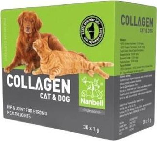 Nanbell Collagen Kedi Köpek Kolojen 1gr*30 Tane - Image 1