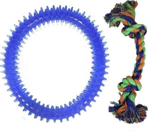 Nanbell DG-017 DİŞ İPİ KÖPEK KEMİRME OYUNCAK 15 cm Çap - Image 1
