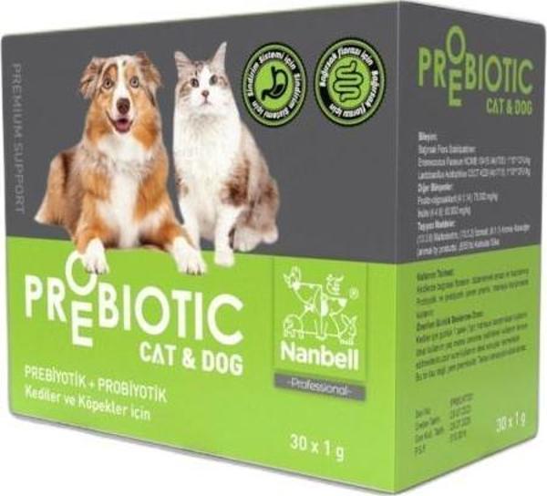Nanbell Kedi Köpek Probiyotik 1gr*30 Tane - Image 1