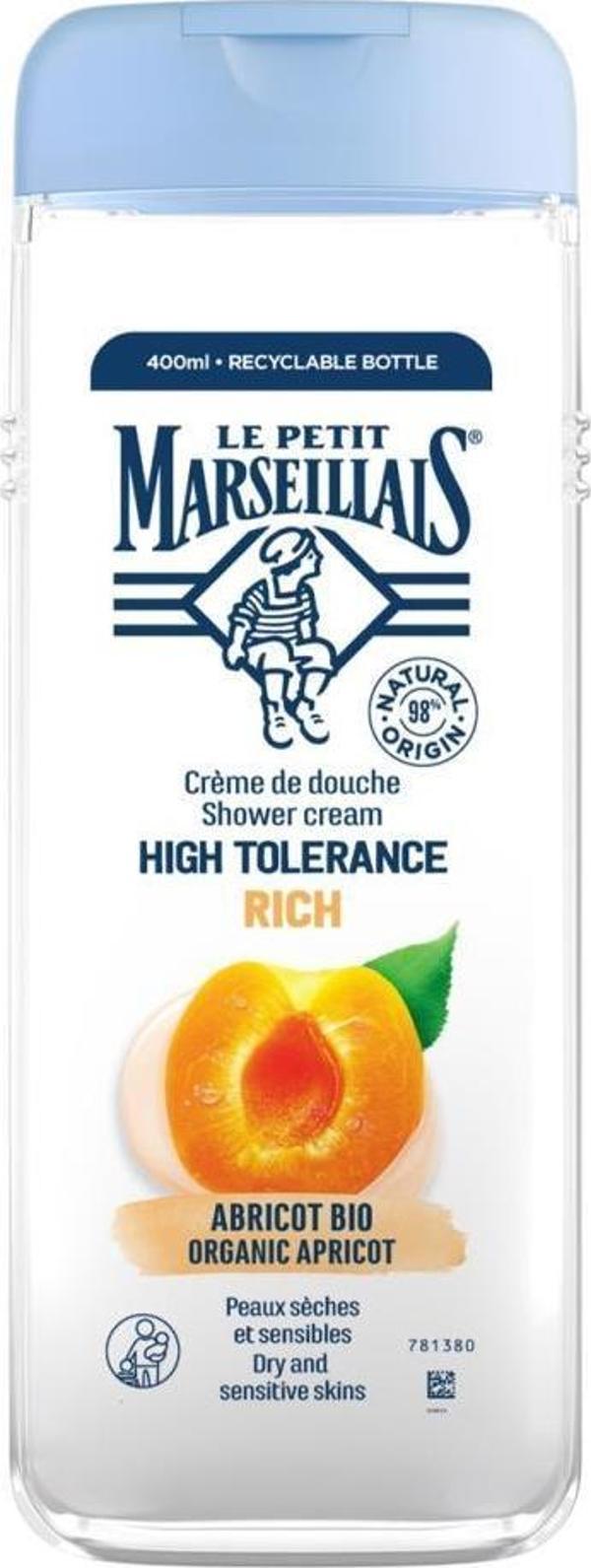 LE Petit Marseillais High Tolerance Organik Kayısı Duş Jeli 400 ml - Image 1