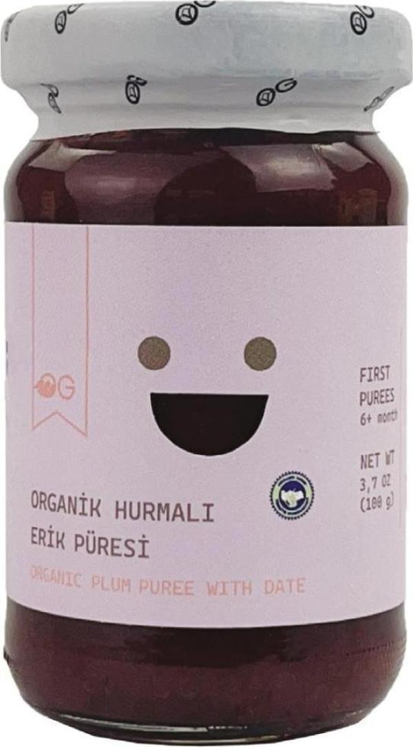 OG Natural Organik Hurmalı Erik Püresi 105 Gr +6 Ay - Image 1