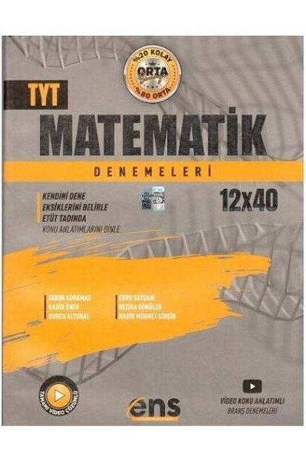 TYT Matematik 12x40 Deneme - Ens Yayıncılık - Image 1