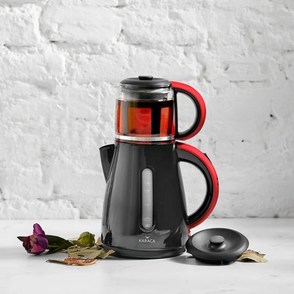 Karaca Enerji Tasarruflu Kettle Çay Makinesi 1501 Redgold - Image 1