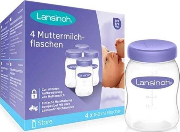 Lansinoh Anne Sütü Saklama Şişesi 4lü - Image 1