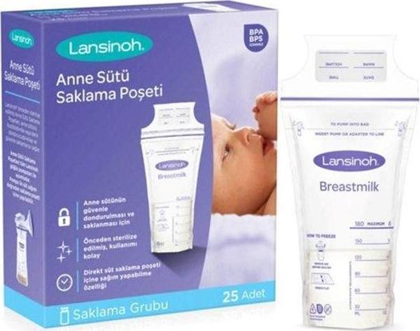 Lansinoh Süt Saklama Poşeti 25Li - Image 1