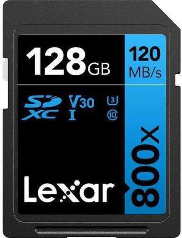 Lexar 128GB High-Performance 800x UHS-I SDXC Hafıza Kartı (BLUE Series) - Image 1
