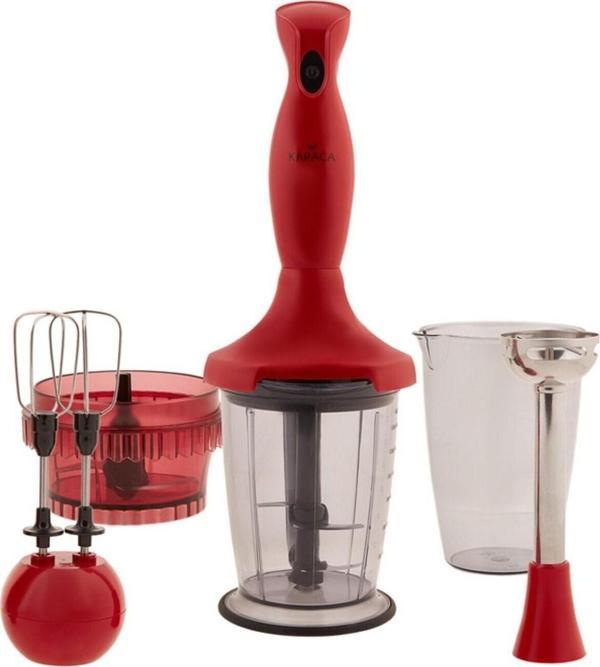 Karaca Maximix Blender Set Retro Kırmızı - Image 1
