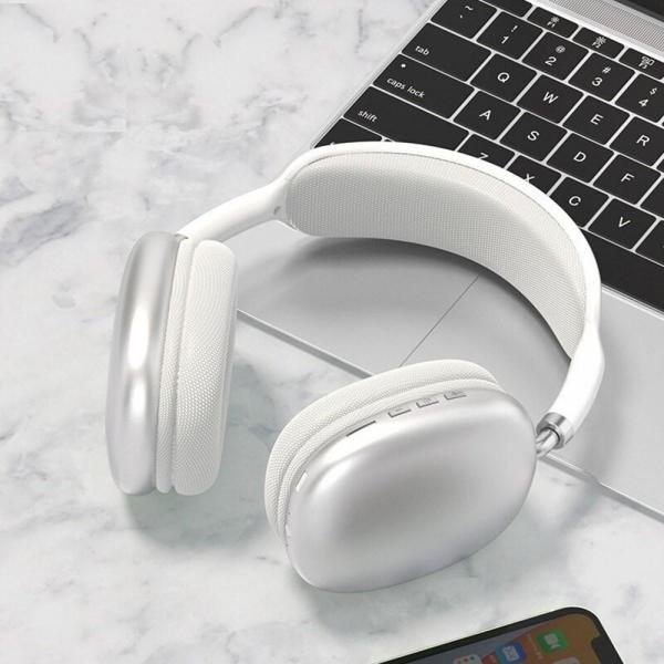 Technow P9 Air Max Kablosuz Bluetooth Wireless 5.0 Müzik Spor Kulaklık Beyaz - Image 1