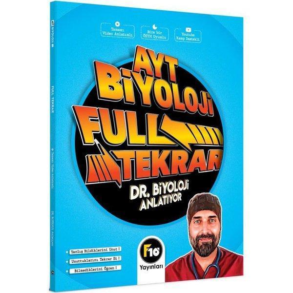 Dr. Biyoloji AYT Biyoloji Full Tekrar Video Ders Kitabı - F10 Yayınları - Image 1
