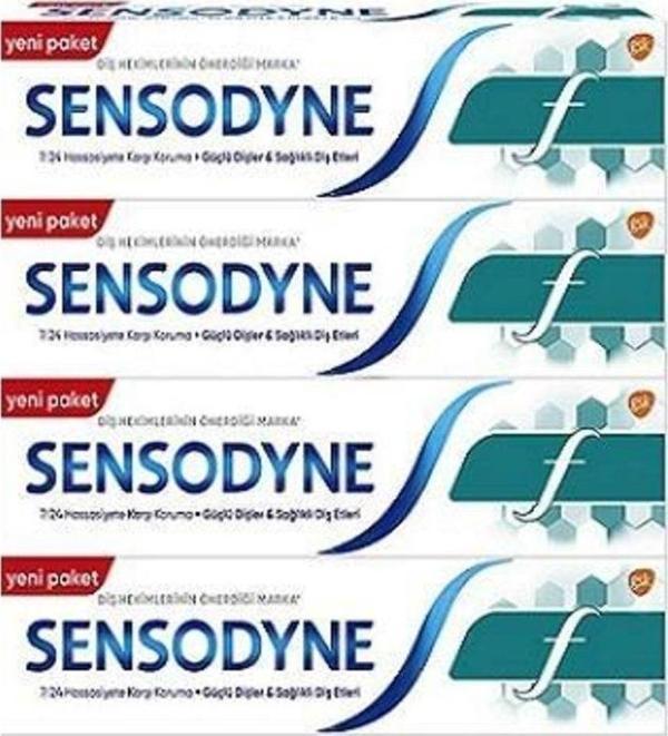 Sensodyne F Diş Macunu 100 Ml 4lü Paket - Image 1