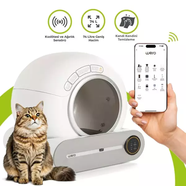 Wero Akıllı Kedi Tuvaleti / Kum Kabı - Image 1