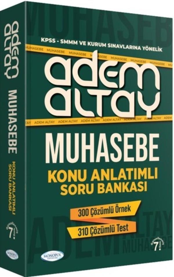 Muhasebe Konu Anlatımlı Soru Bankası Adem Altay - Monopol Yayınları - Image 1