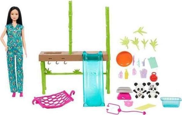 Barbie Yavru Panda Bakım Oyun Seti HKT77 - Image 1