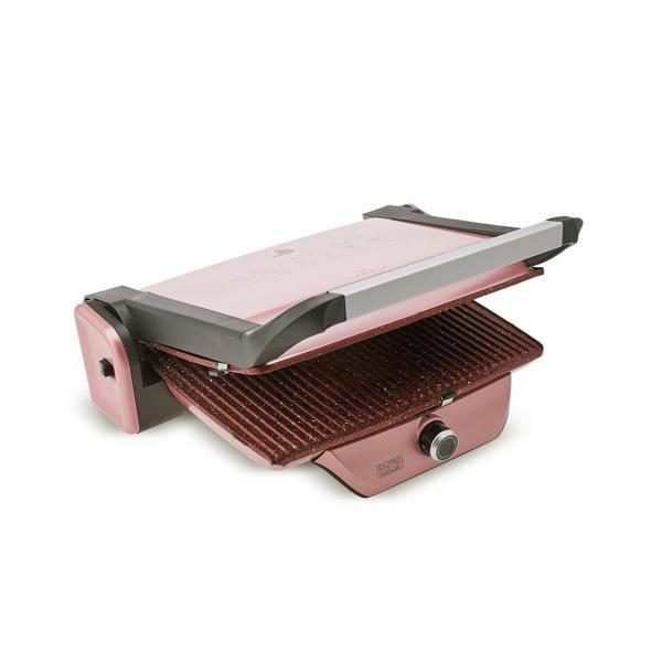 Karaca Antibakteriyel Gastro Diamond Izgara ve Tost Makinesi Rosegold - Image 1