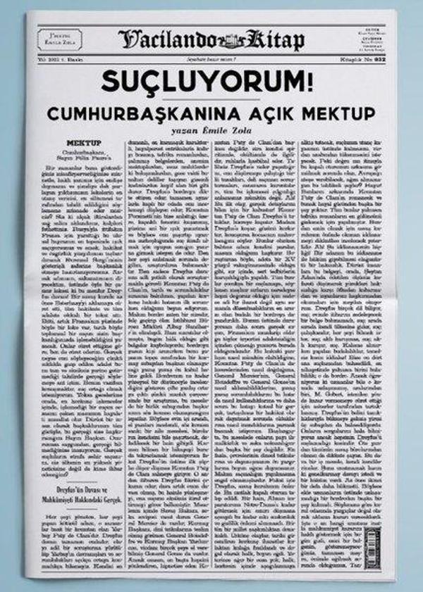 Suçluyorum! - Cumhurbaşkanına Açık Mektup - Vacilando Kitap - Image 1