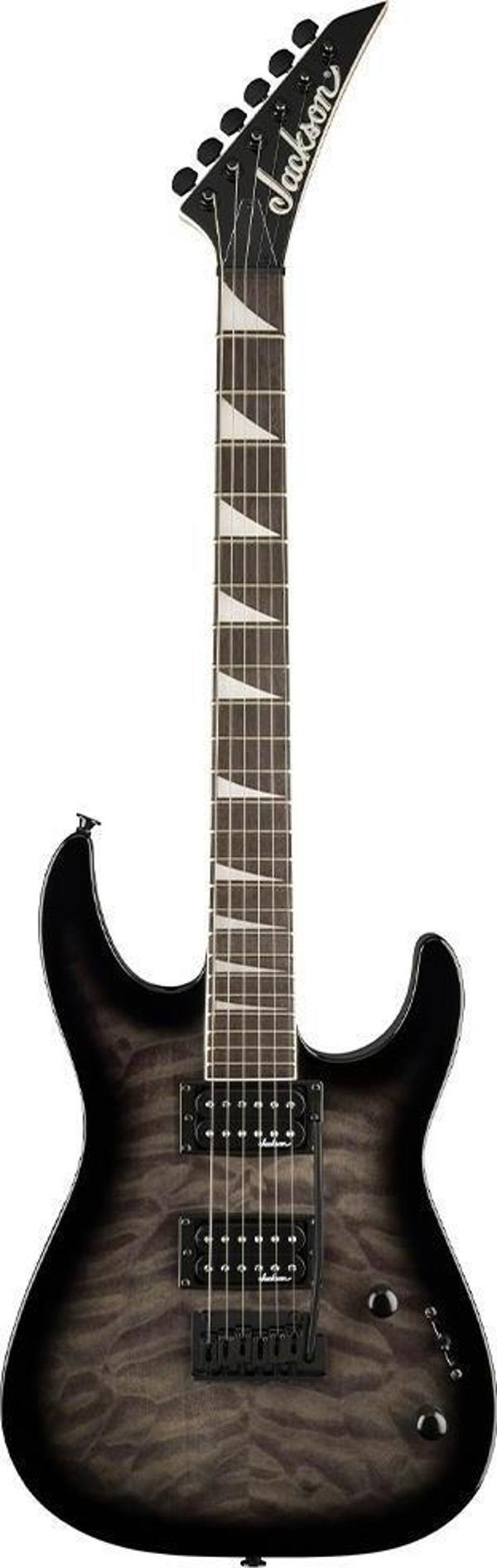 Jackson JS20 Dinky DKQ 2PT Amaranth Klavye Transparent Black Burst Elektro Gitar - Image 1