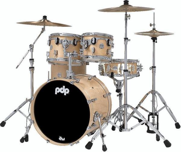 PDP Drums Concept Series 20" 4 Parça Akustik Davul Seti (Natural) - Image 1
