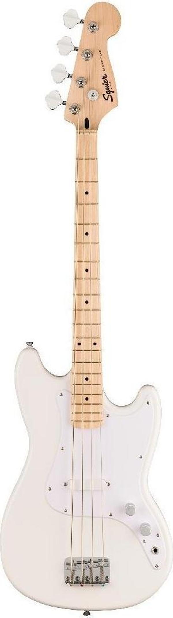 Squier Sonic Bronco Bass Akçaağaç Klavye WPG Arctic White Bas Gitar - Image 1