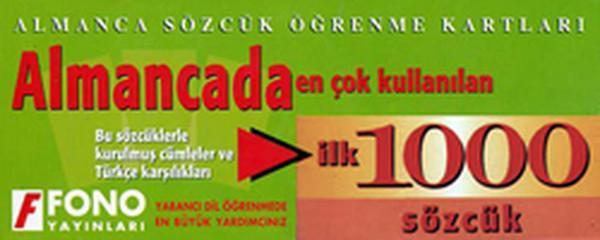 Almancada  İlk 1000 Sözcük Kartları - Kutulu - Fono Yayınları - Image 1