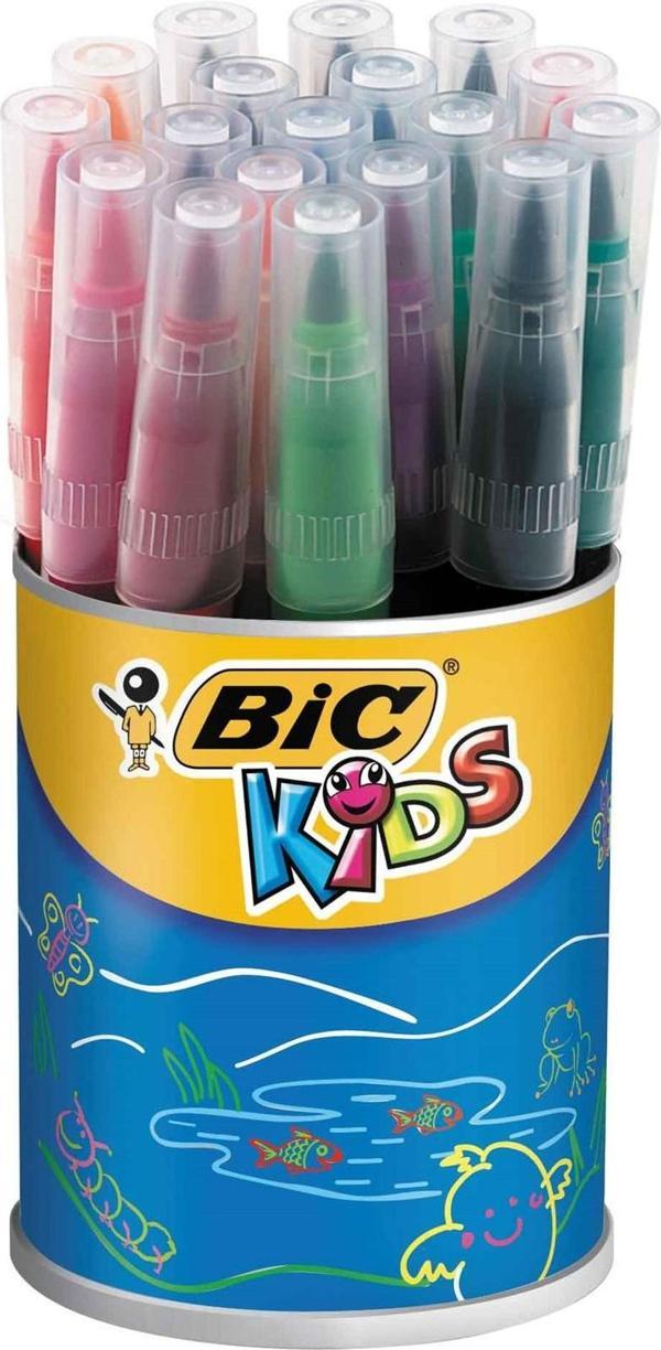 Bic KEÇELİ KALEM VİSA FIRÇA UÇ 18 Lİ - Image 1