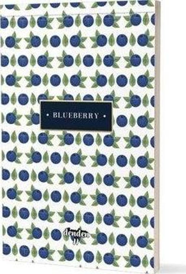 Denden Blueberry Küçük 11 x 15 80 Yaprak Soft Çizgisiz Bloknot - Image 1